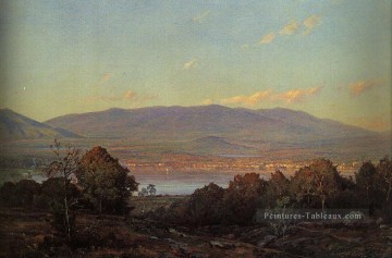 Sundown au centre du port New Hampshire William Trost Richards paysage Peinture à l'huile